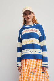 Blue Delia Knit