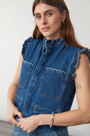 Maya Blue Waistcoat