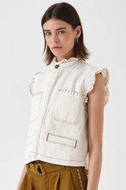 McKenna Cream Waistcoat