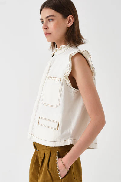 McKenna Cream Waistcoat