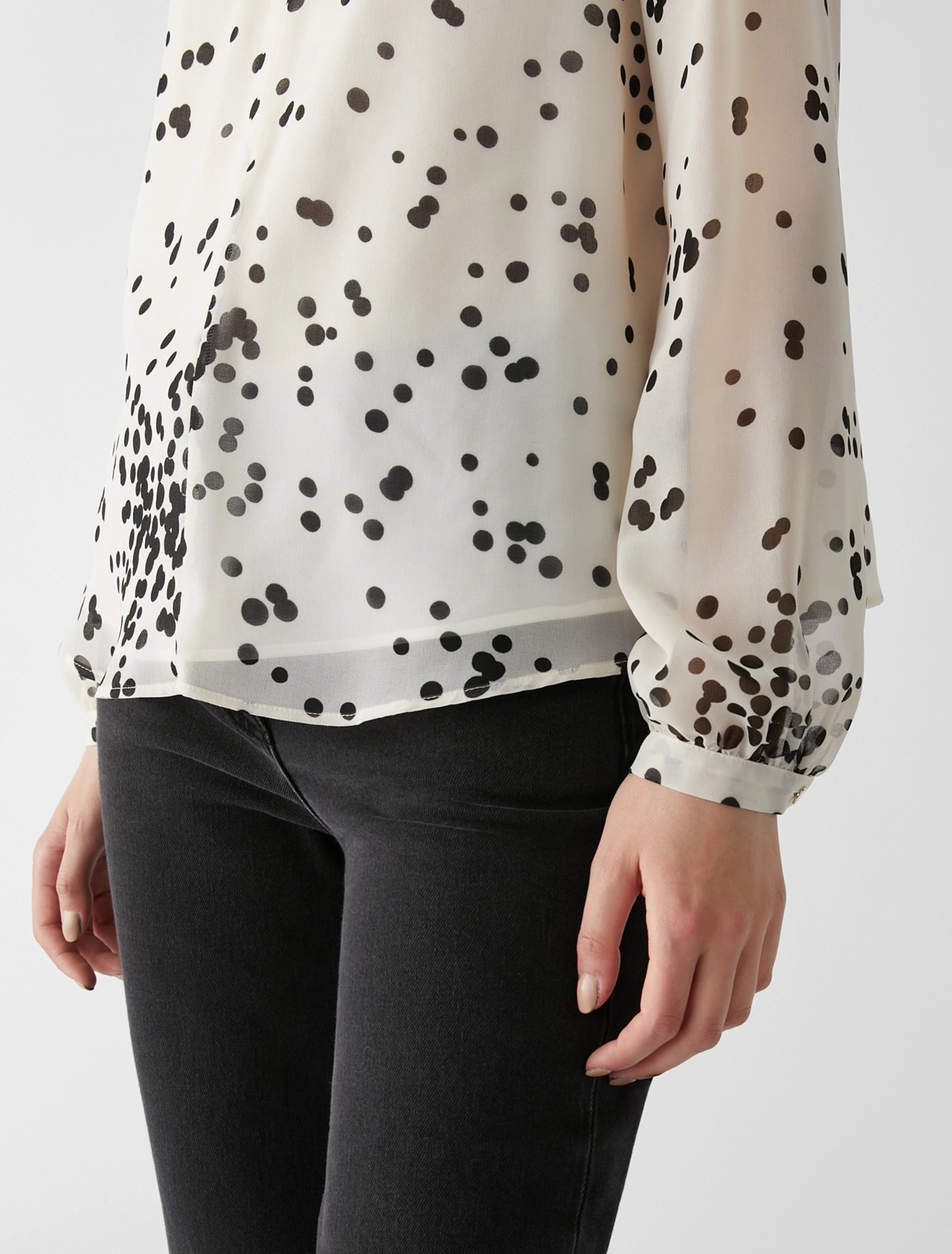 Black Dot Blouse