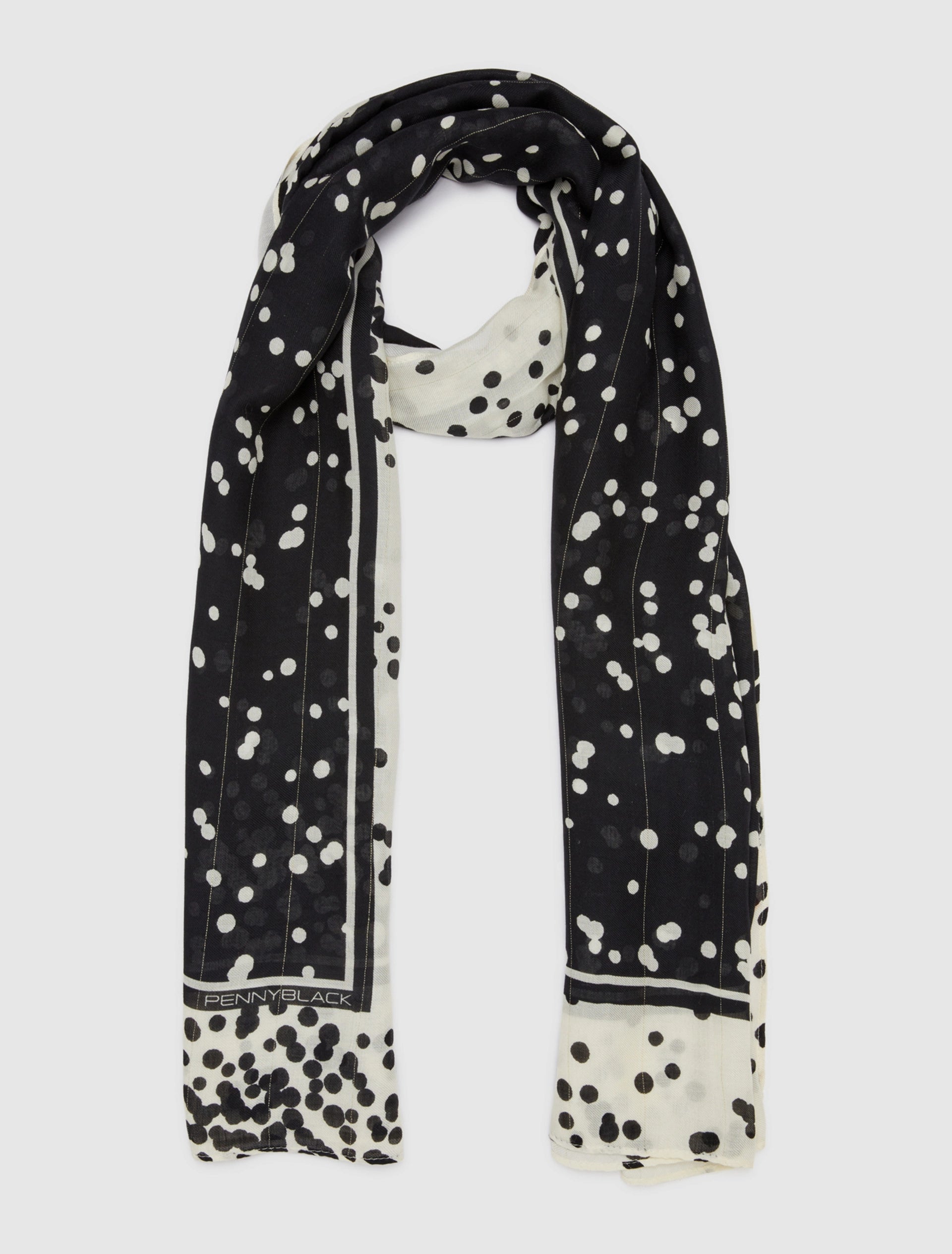 Crazy dot scarf