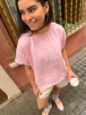 Pink Demi Top