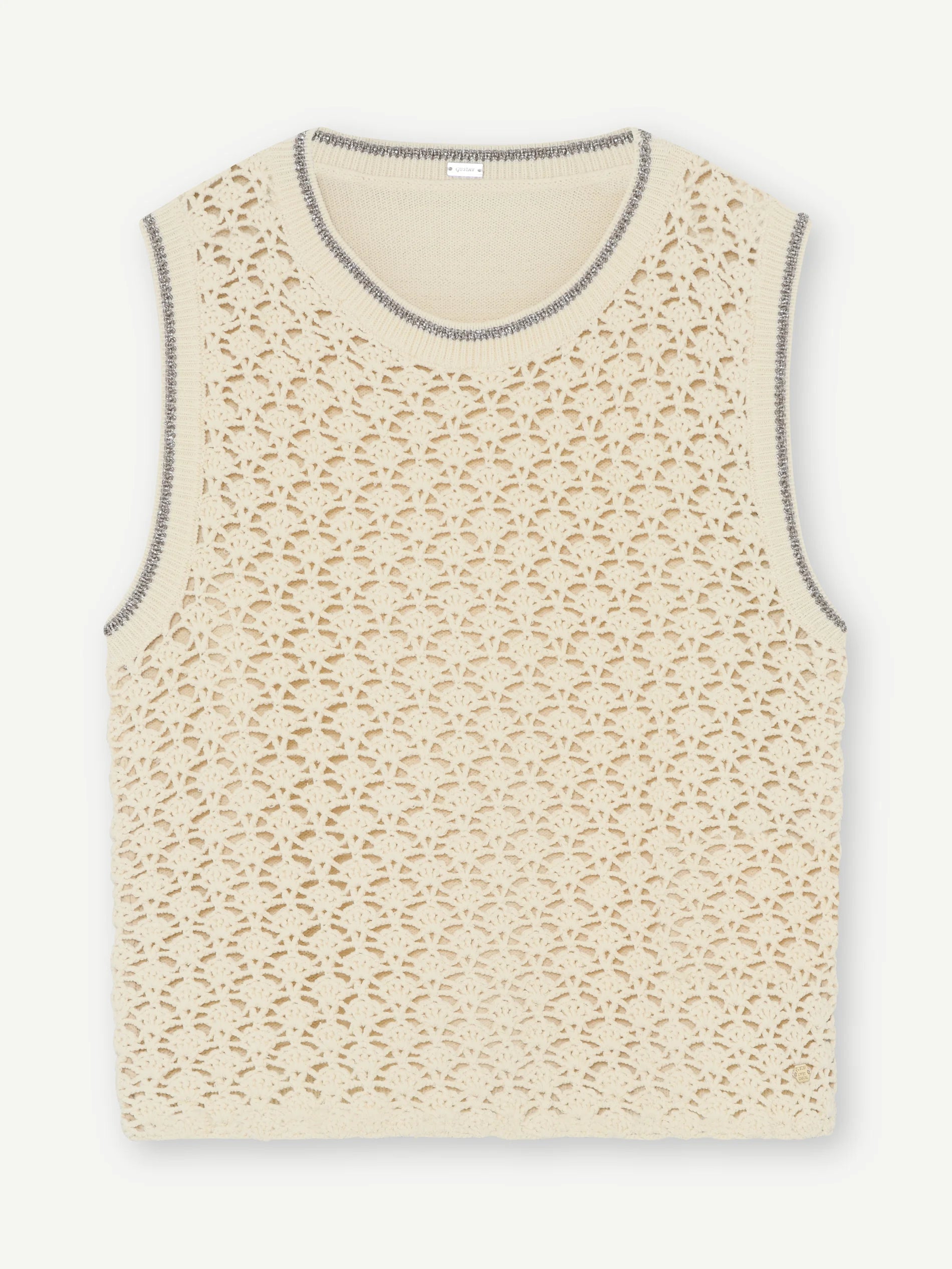 James Crochet Vest Top