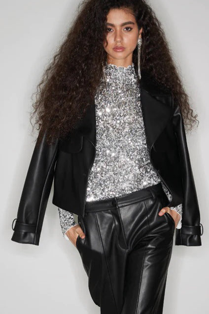 Leather Look Pants