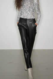 Leather Look Pants