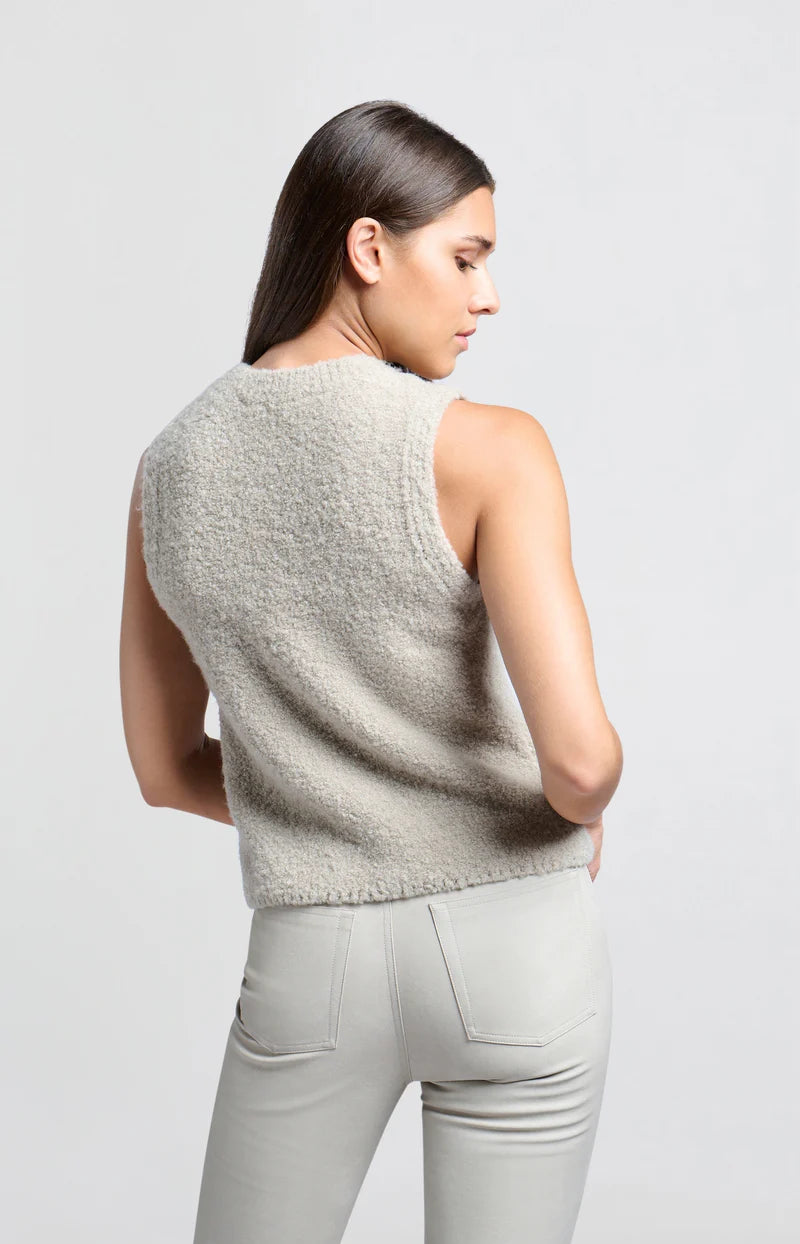 Prato Beige Sleeveless Knit