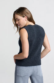 Prato Grey Sleeveless Knit