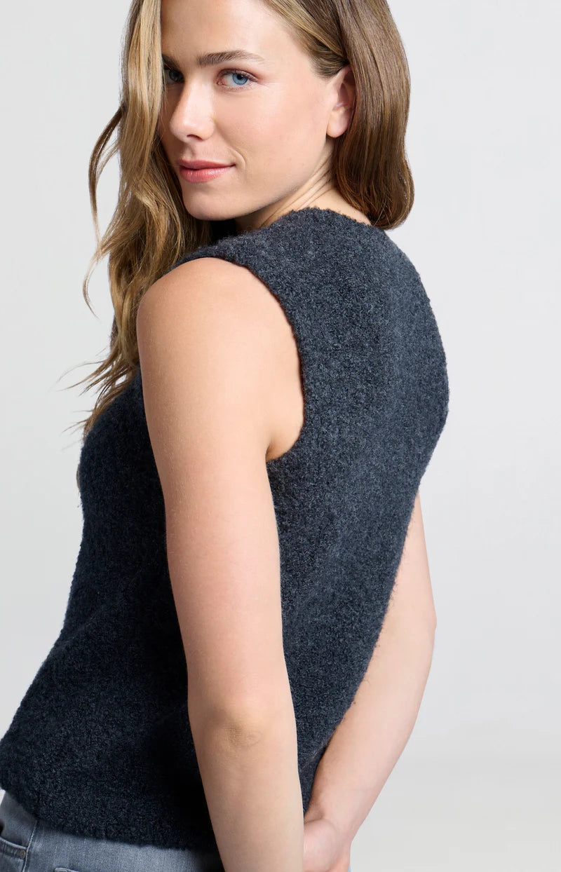 Prato Grey Sleeveless Knit