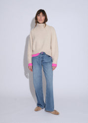 Mackie Sand Turtleneck