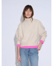 Mackie Sand Turtleneck
