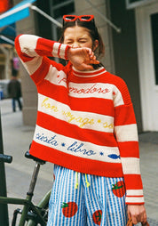Red Delia Knit