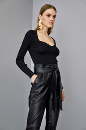 Black Sweetheart Sweater