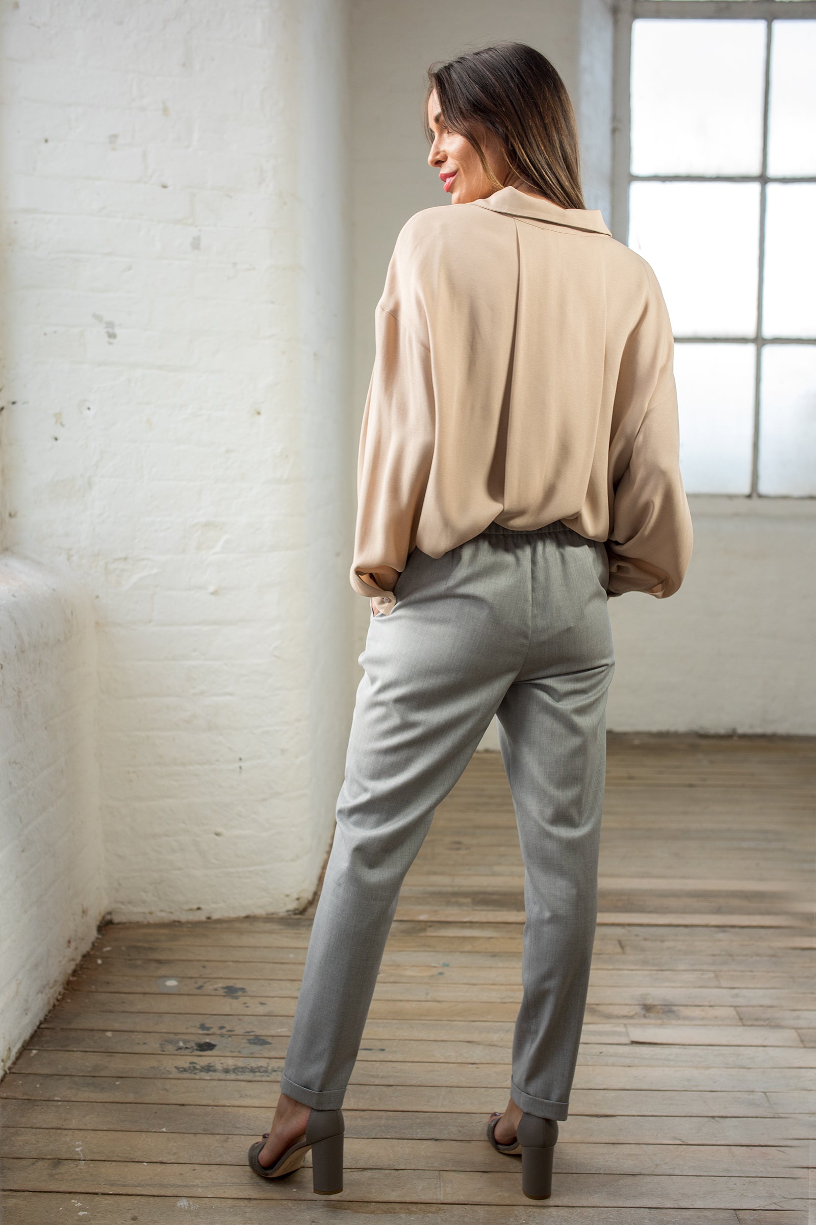 Fabiana Grey Trousers