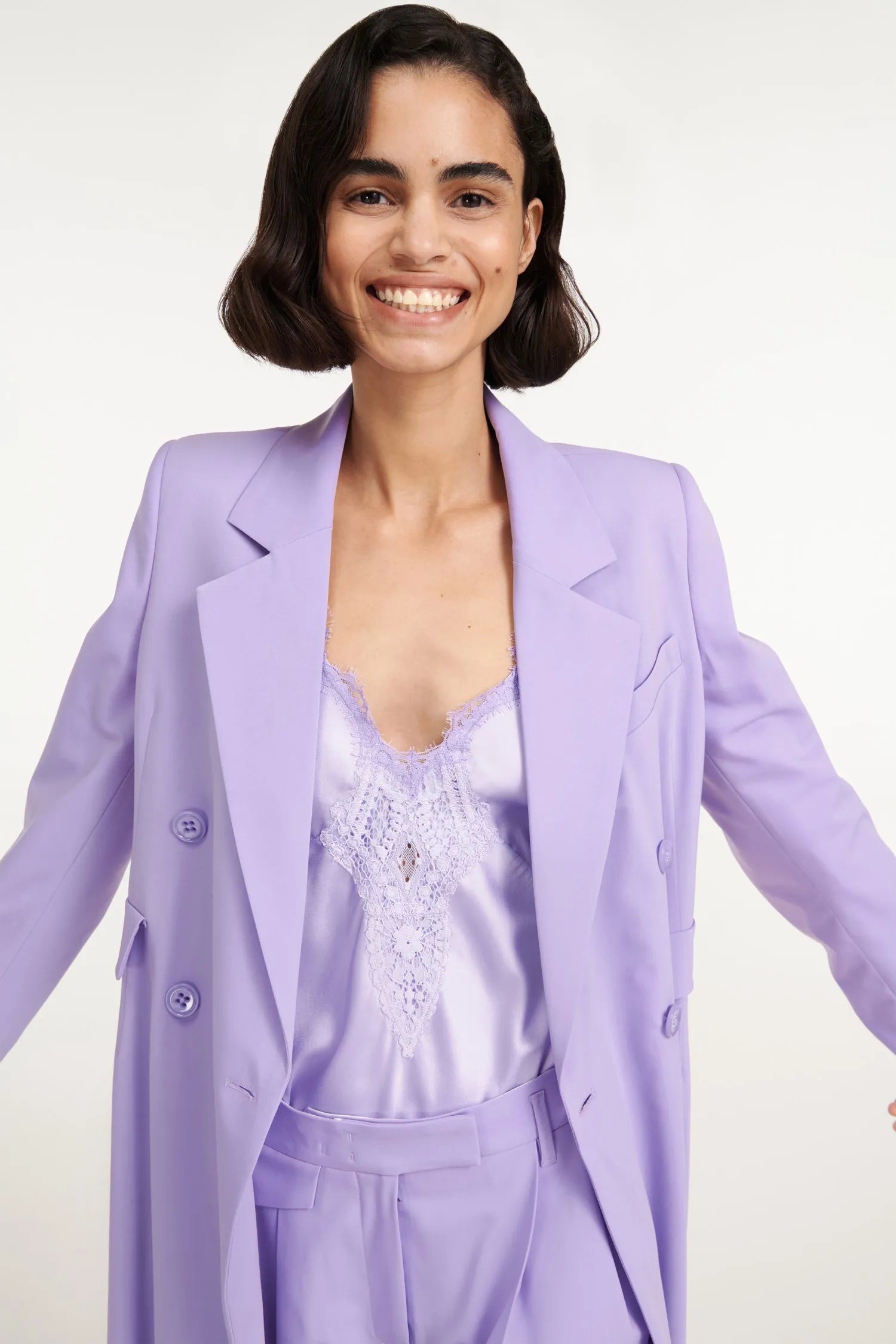 Shiny Ease Lilac Camisole