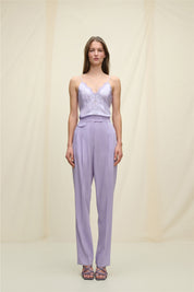 Shiny Ease Lilac Camisole
