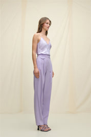 Shiny Ease Lilac Camisole