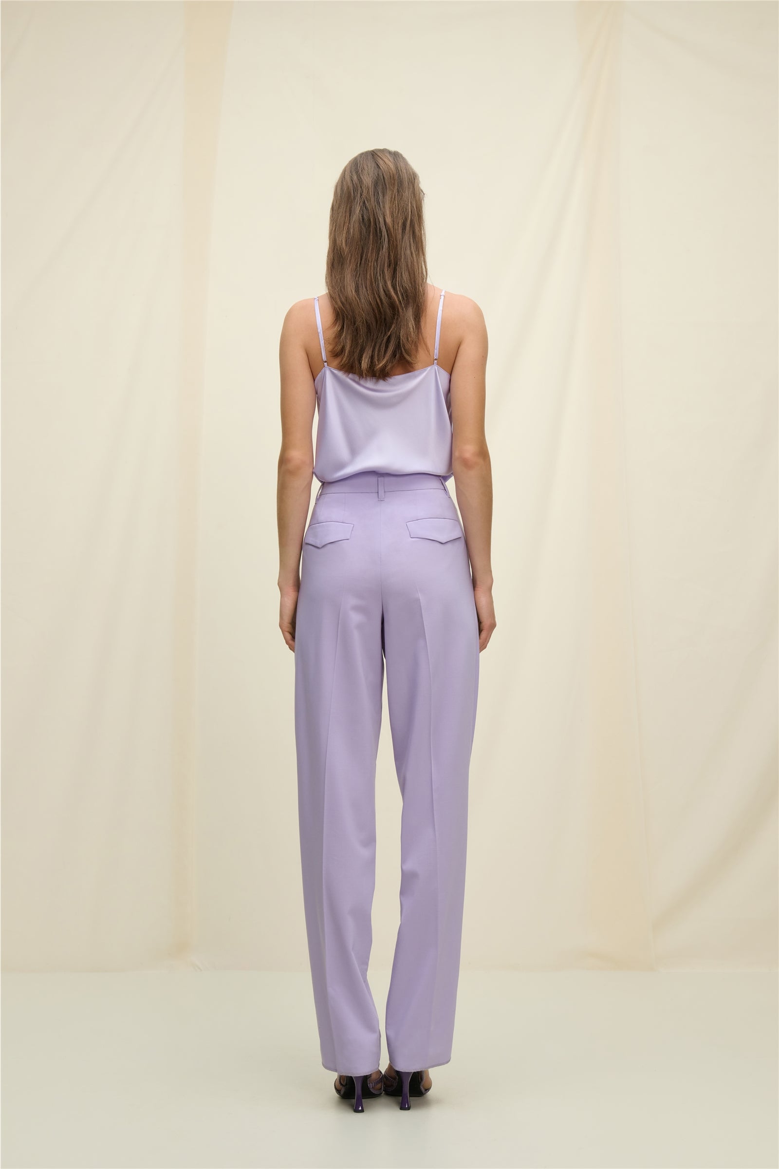 Shiny Ease Lilac Camisole